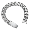 PT950 platinum curb chain bracelet