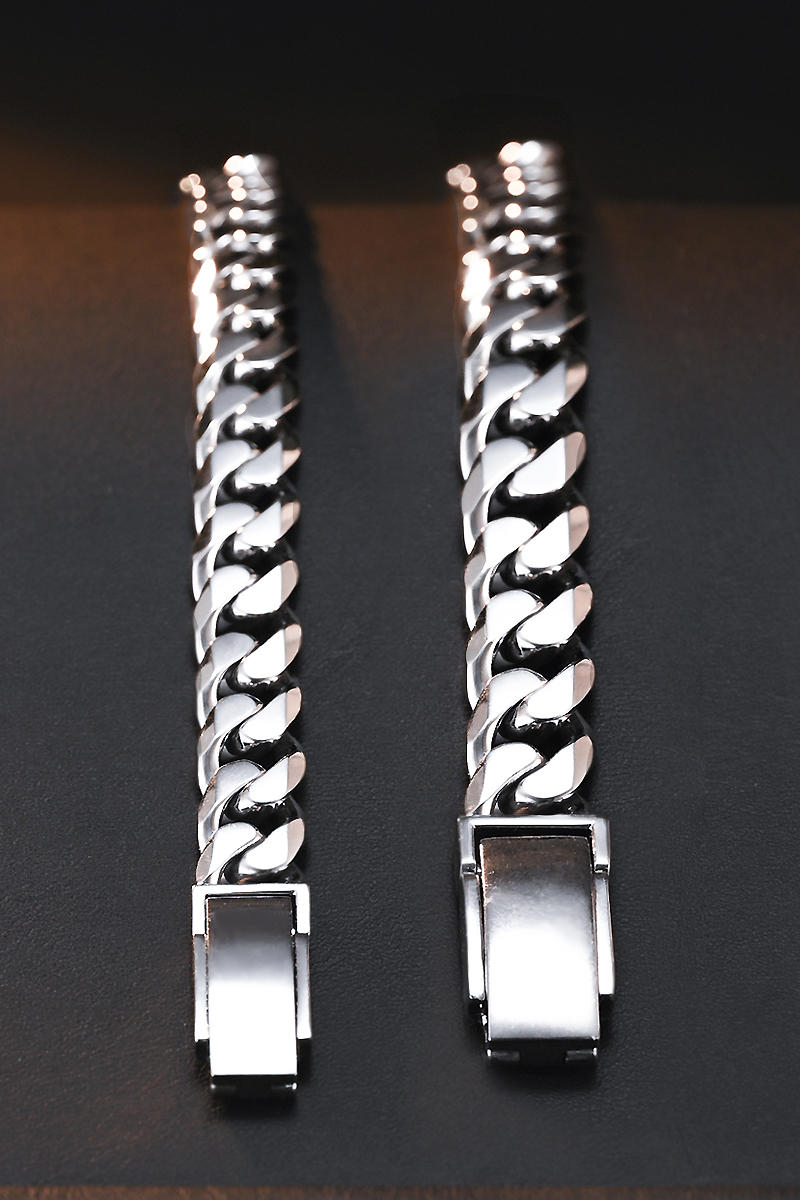 PT950 platinum Cuban link bracelet