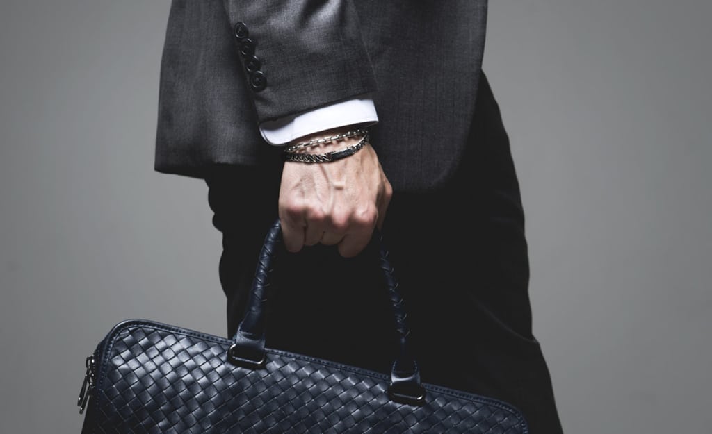 men's platinum bracelet cuban chain and cable chain