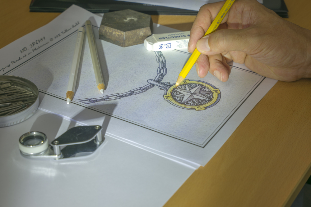 byenzo jewelry hand crafted jewelry, platinum jewelry for men