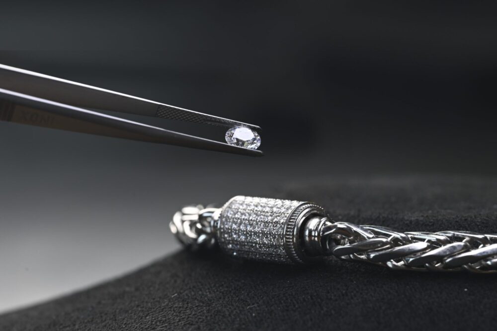 PT950 platinum diamond pendant necklace